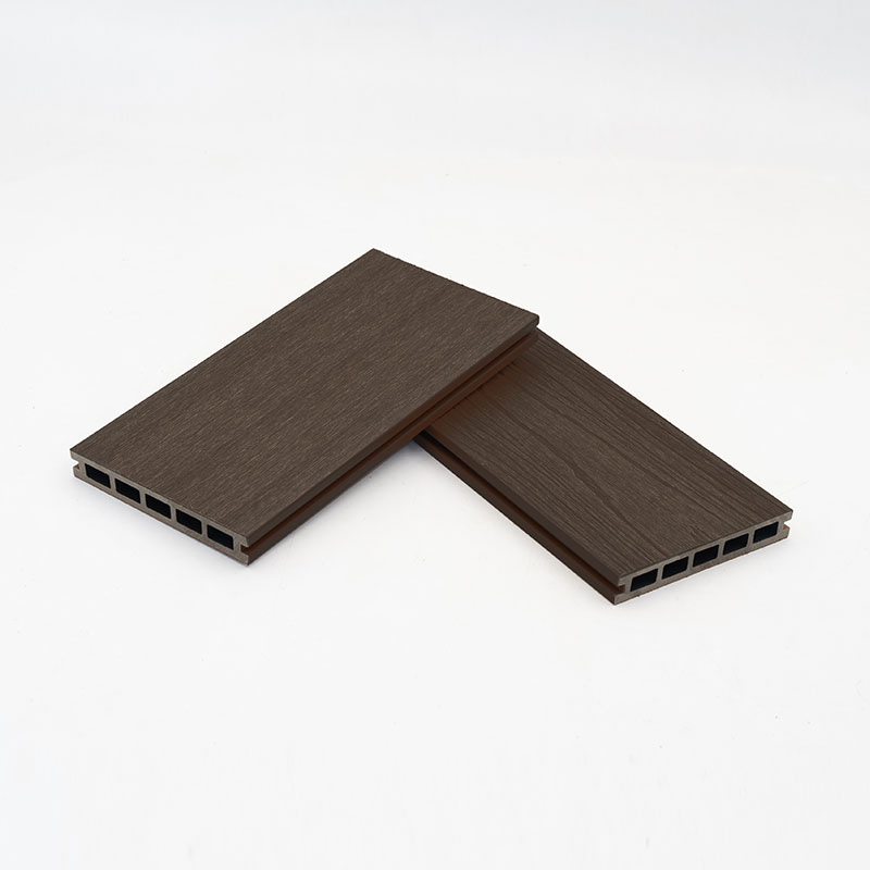 Decking composto de madeira e plástico anti-envelhecimento, resistente a arranhões ao ar livre WPC