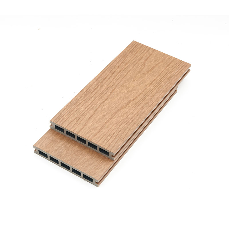 Decking composto de madeira e plástico anti-envelhecimento, resistente a arranhões ao ar livre WPC