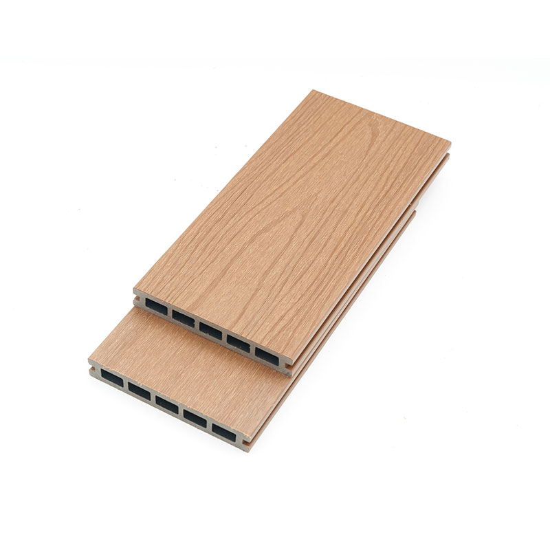 Decking composto de madeira e plástico anti-envelhecimento, resistente a arranhões ao ar livre WPC
